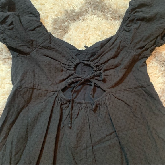 Sold. Black mini dress - Picture 3 of 6